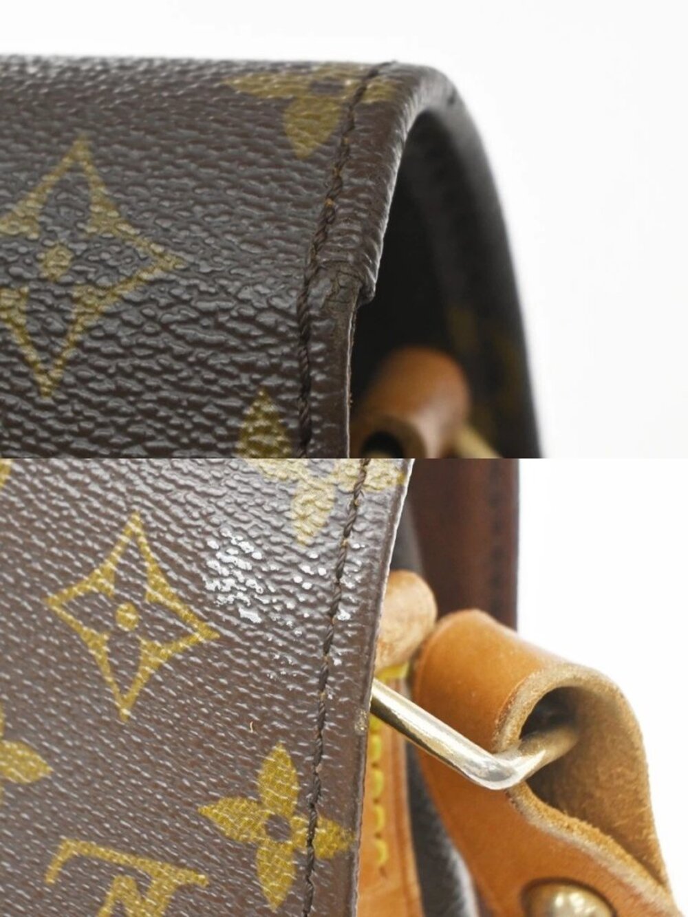 LOUIS VUITTON Cartouchiere MM Shoulder Bag Monogram Leather Brown M51253 30KD743 - Picture 8 of 16